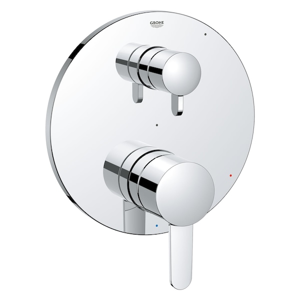 Cosmopolitan Pressure Balance Valve Trim With 2-Way Diverter With Cartridge, Chrome